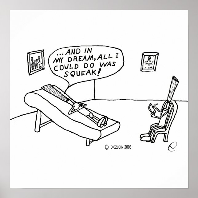 Reed Psychologin White Poster (Vorne)