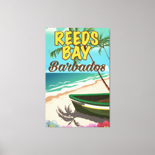 Reeds Bay Barbados Urlaubsposter Leinwanddruck