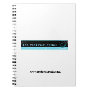 Reedster spricht gewundenes Notizbuch Notizblock