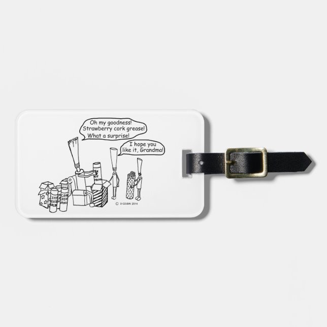 Reedz Geschenke Gepäckanhänger (Vorderseite horizontal)