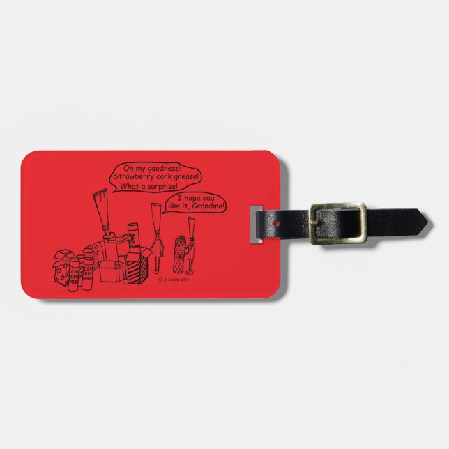 Reedz Geschenke Gepäckanhänger (Vorderseite horizontal)
