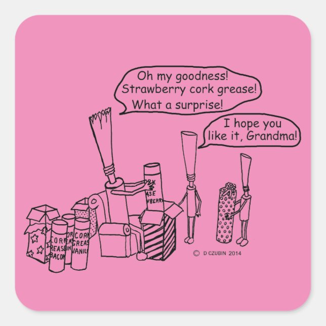 Reedz Gifts Square Sticker (Vorderseite)