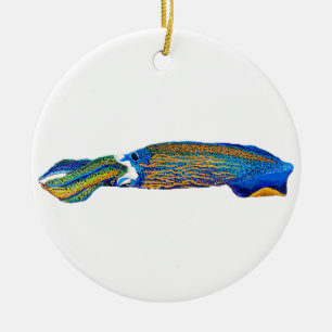 Reef Tintenfisch Keramik Ornament