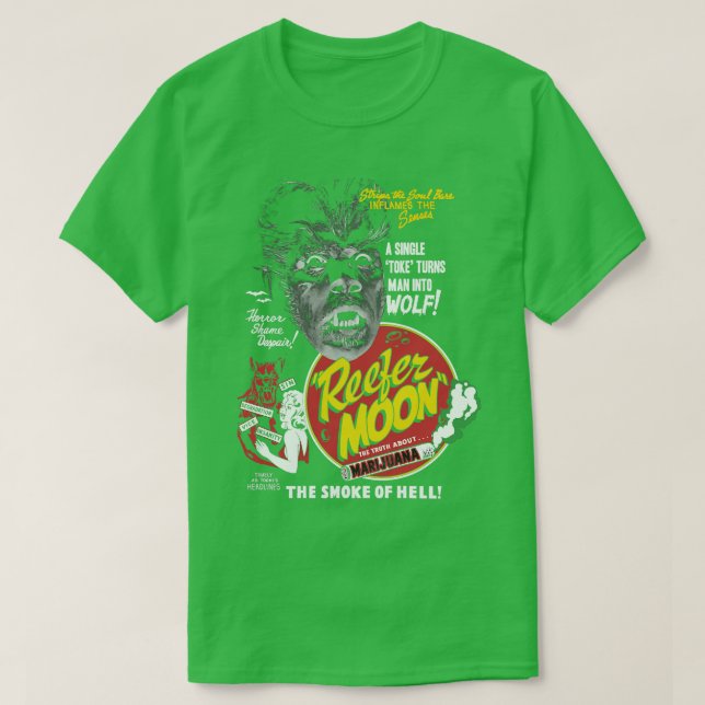 Reefer Moon T-Shirt (Design vorne)