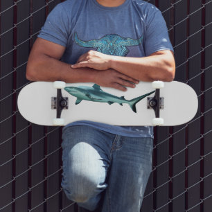 Reefshark - Abstraktes Design - Aus einem Foto sch Skateboard