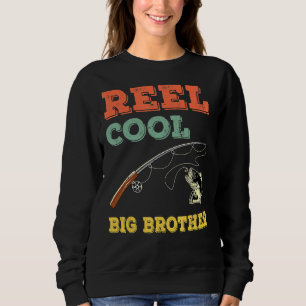 Reel Cool Big Brothers Ältere Bruder Jungs Fischen Sweatshirt