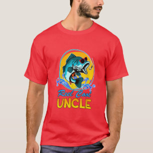 Reel Cool Uncle Fishing Sonnenbrille Funny Fathers T-Shirt