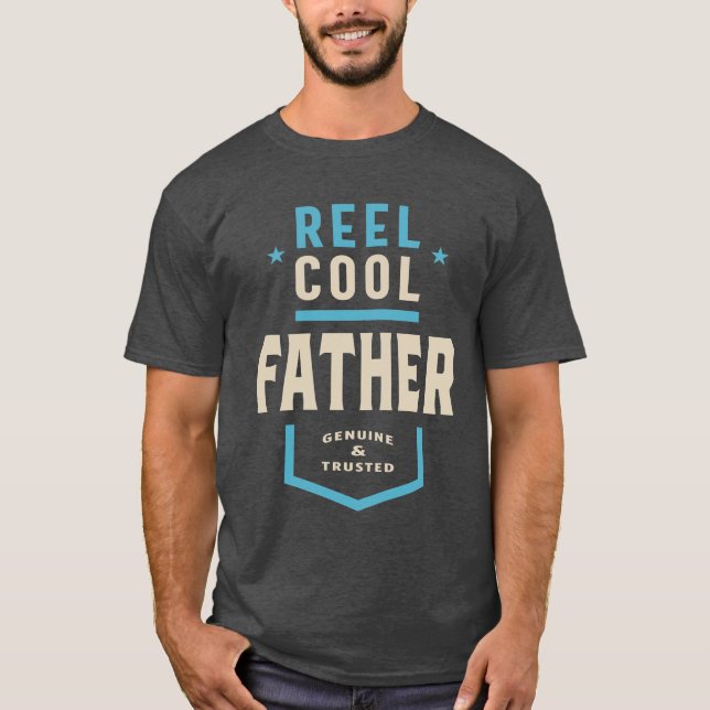 Reel Cool Vater | Daddy Gift T-Shirt (Vorderseite)