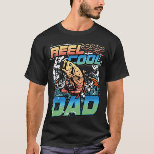 Reel Cool Vater Vintag Fischen Vater Tag Papa T-Shirt