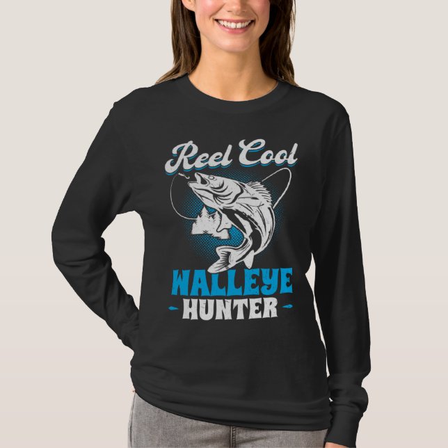 Reel Cool Walleye Hunter T-Shirt (Vorderseite)