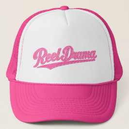 Reel Drama Doll Pink Chicks Who Fish Funny Fishing Truckerkappe