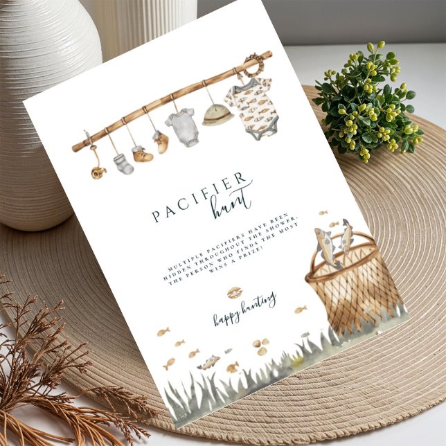 Reel Fun Fishing Schnuller Jagen Kinderduschplakat Poster (Von Creator hochgeladen)