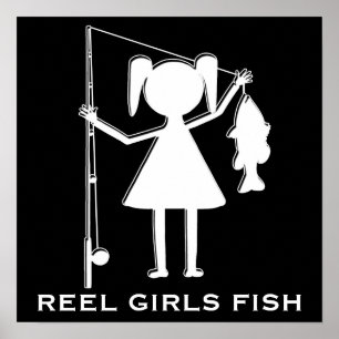 REEL GIRLS POISSON - POSTER