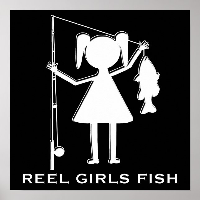 REEL GIRLS POISSON - POSTER (Devant)