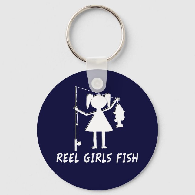 REEL MÄDCHEN FISH! SCHLÜSSELANHÄNGER (Vorderseite)