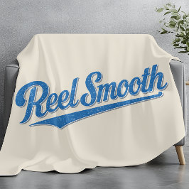 Reel Smooth Fisherman | Retro Coastal Life Fishing Fleecedecke