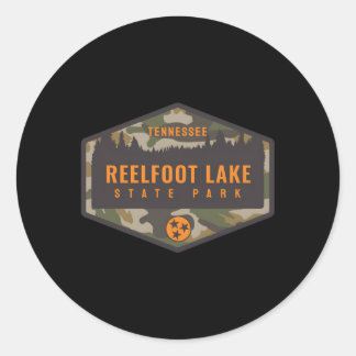 Reelfoot Lake Staat Park Tennessee Tn Camouflage Runder Aufkleber