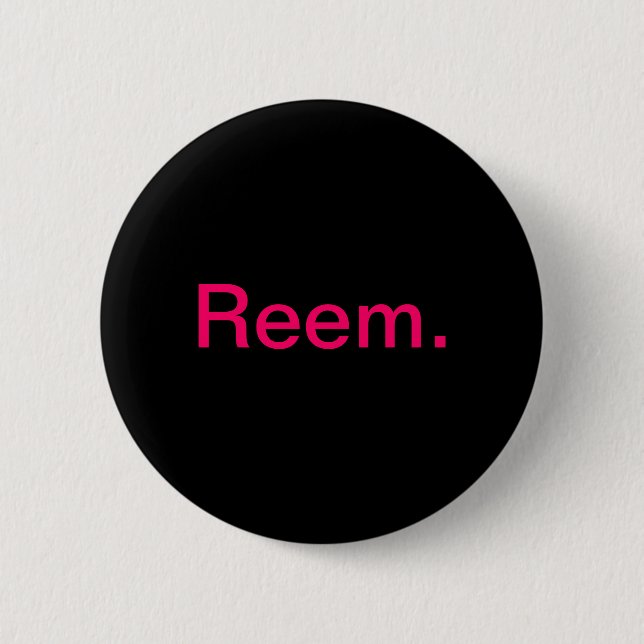 Reem Knopf Button (Vorderseite)