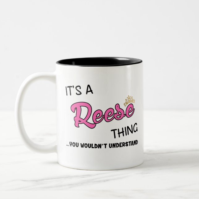 Reese, was du nicht verstehen würdest zweifarbige tasse (Links)