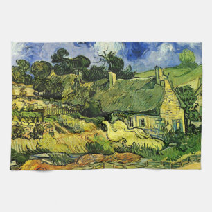 Reetgedeckte Cottages, Cordeville von Vincent van  Geschirrtuch