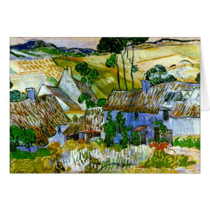 Reetgedeckte Hütten an einem Hügel Van Gogh Fine A