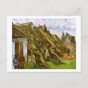 Reetgedeckte Sandsteinhütten, Van Gogh Fine Art Postkarte
