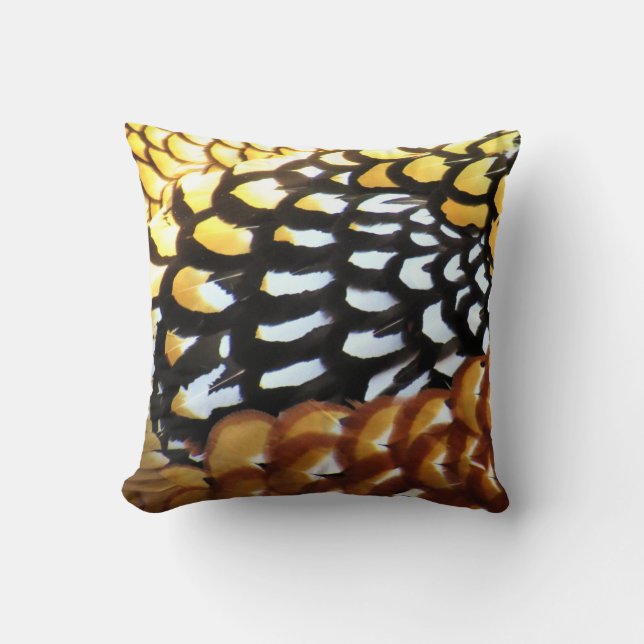 Reeve Fasant Feather Kissen (Vorderseite)