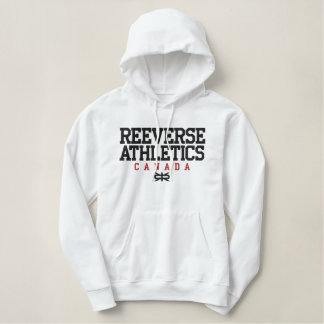 Reeverse Leichtathletik Kanada weißer/roter Hoodie