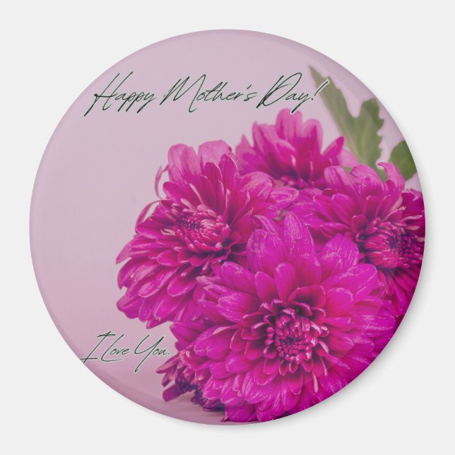 Ref Magnet pour la Fête des Mères Joyeuse Fête des (Devant)
