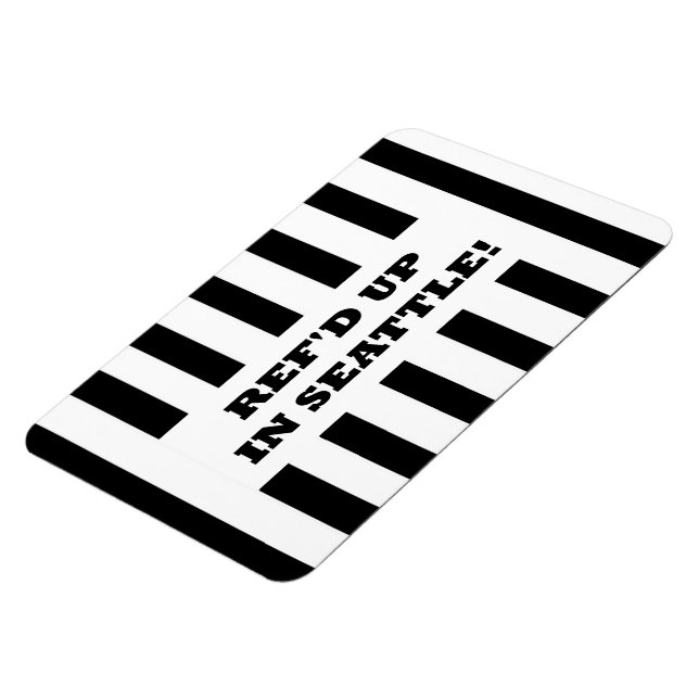 Ref war in Seattle mit Ersatzreferenten Magnet (Linke Seite)