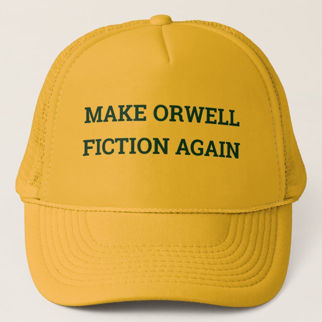 REFAIRE LA FICTION ORWELL Casquette de baseball (Devant)