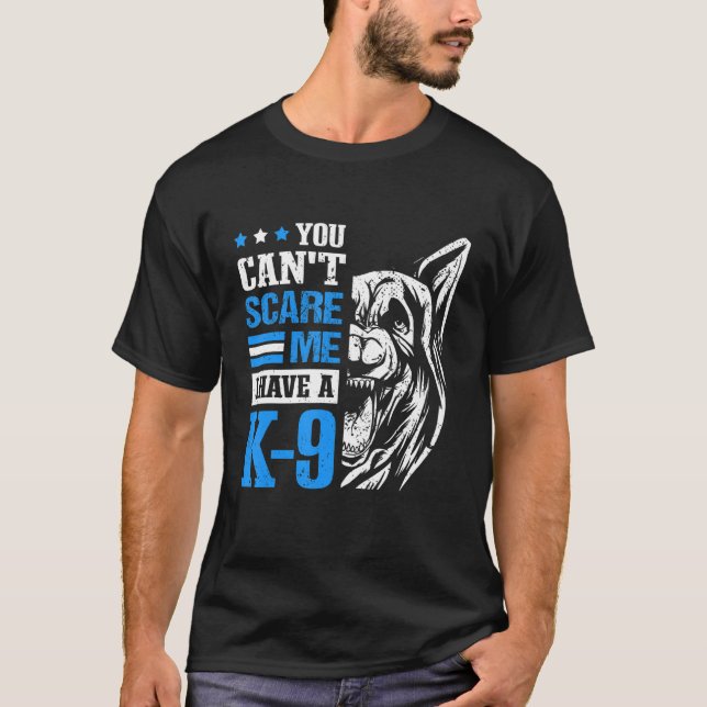 Referat Kanine und K9 Polizeibeamte T-Shirt (Vorderseite)