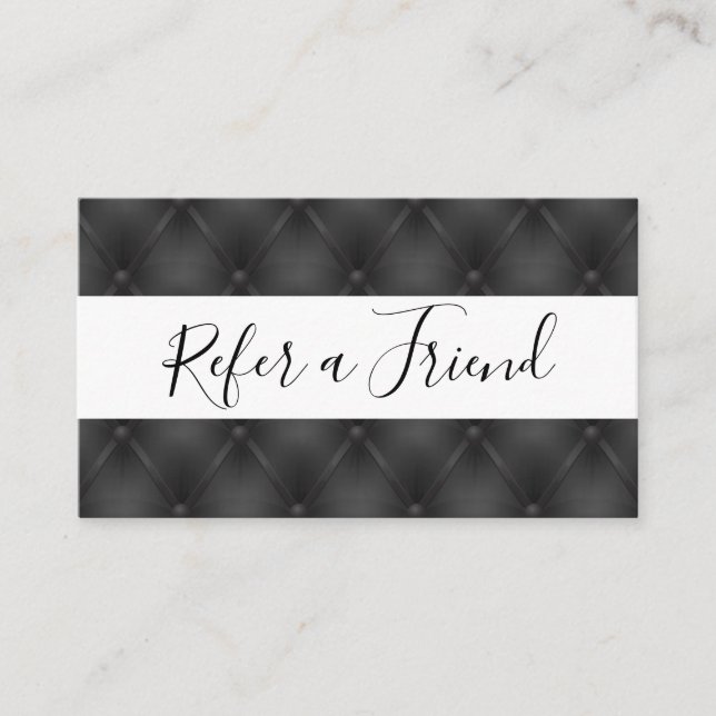 Référence Arrière - plan d'Upholstery noir (Devant)