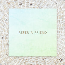 Référence client simple Aqua Green