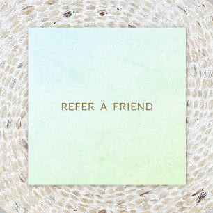 Référence client simple Aqua Green
