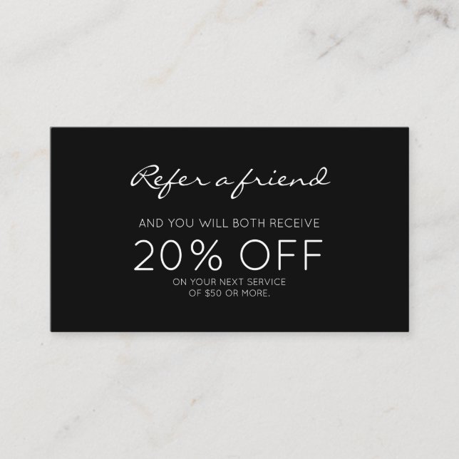 Référence moderne minimaliste (Devant)