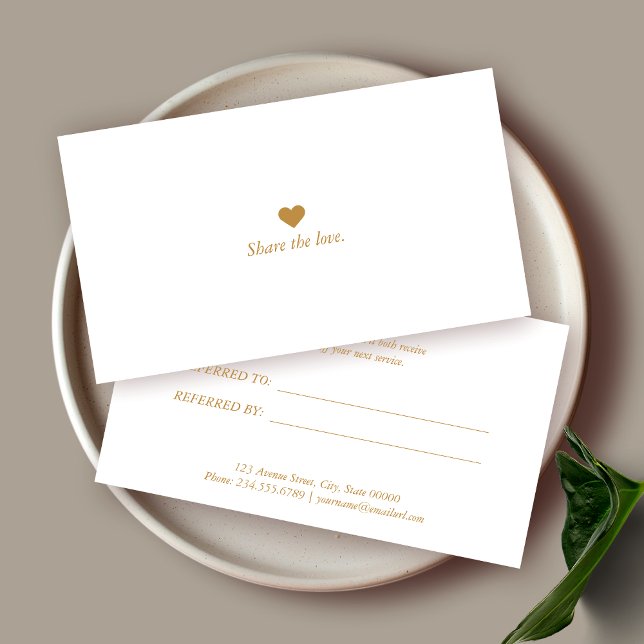 Référencement Carte de recommandation professionnelle minimalist (Créateur téléchargé)