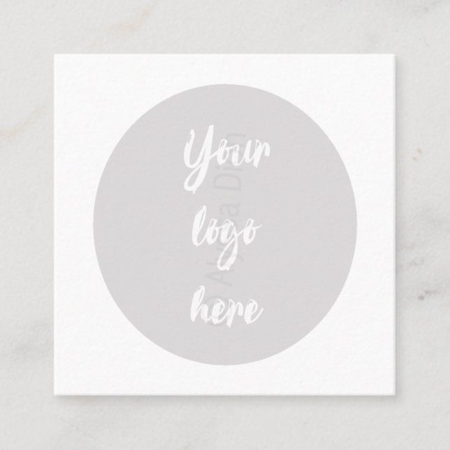 Référencement Carte de renvoi élégante (Devant)