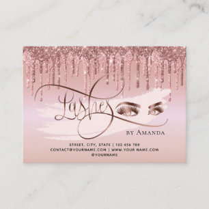 Référencement Maquillage Eyebrow Eyes Lashes carte de soins post