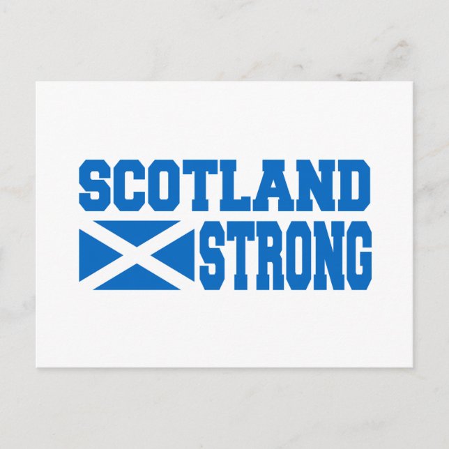Referendum in Schottland Unabhängige Freiheit Postkarte (Vorderseite)