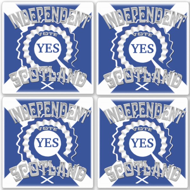 Referendum über die schottische Unabhängigkeit Aufkleber (Vorderseite)
