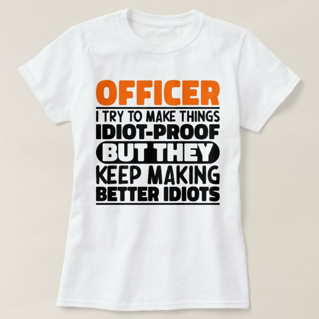Referent I versuche, die Dinge zum Lustige Sprüche T-Shirt (Design vorne)