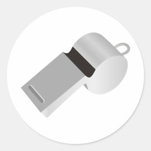 Referent-Pfeife-Aufkleber Runder Aufkleber