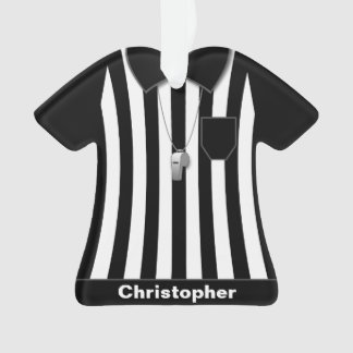 Referent-schwarze Hülsen-Uniform personalisiert Ornament