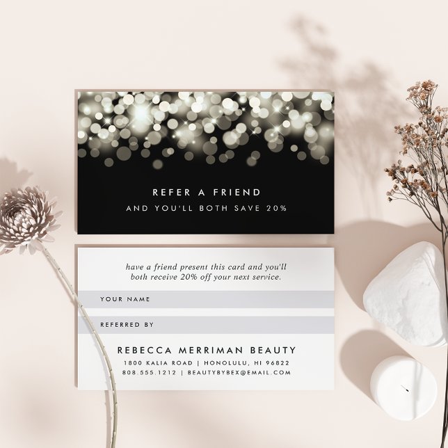 Referenzkarte Champagne Spark Empfehlungskarte (Von Creator hochgeladen)