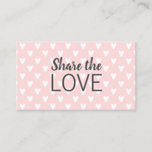 Référez-vous un carte de visite rose moderne à la