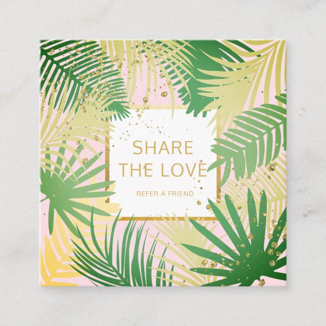 Référez-vous une carte tropicale de client de (Devant)