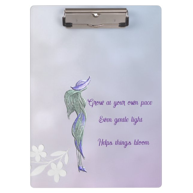 Refined calm spiral clipboard  klemmbrett (Vorderseite)