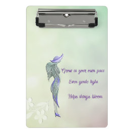 Refined calm spiral notebook  mini klemmbrett