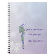 Refined calm spiral notebook 